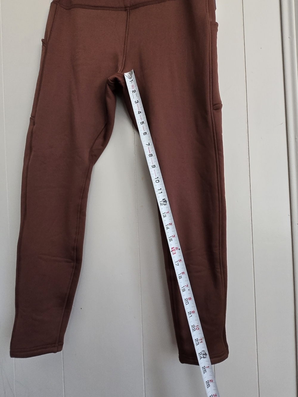 Old Navy Brown High-Rise Full-Length Leggings Ultra Cozy -Size L - Picture 6 of 8